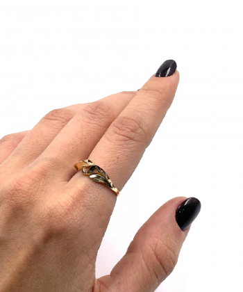 انگشتر آس آنوشا هماتیت گلد Hematite Gold کد 135863