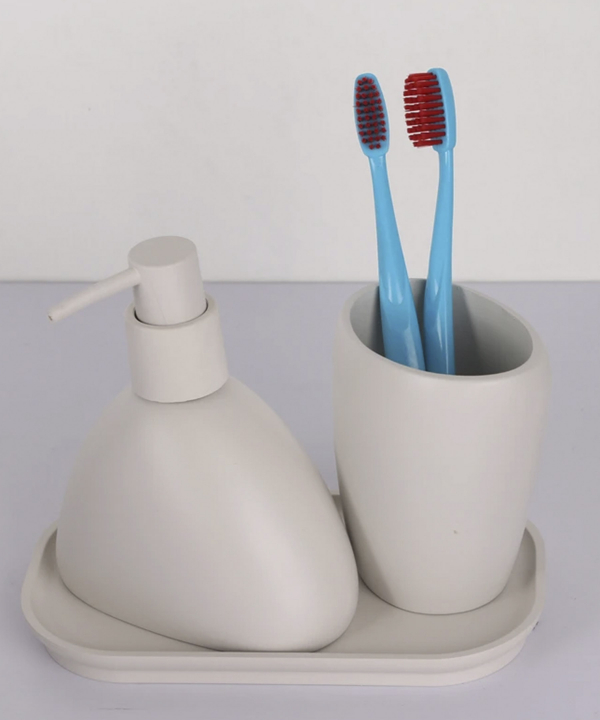 ست سرویس بهداشتی 7 پارچه دلفین Dolphin مدل FN-714-Cream