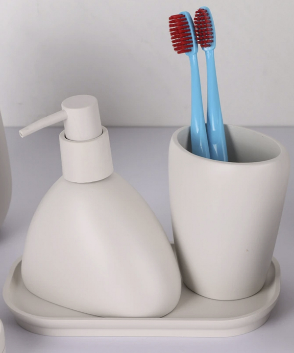 ست سرویس بهداشتی 7 پارچه دلفین Dolphin مدل FN-714-Cream