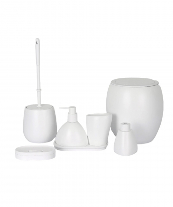 ست سرویس بهداشتی 7 پارچه دلفین Dolphin مدل FN-714-White