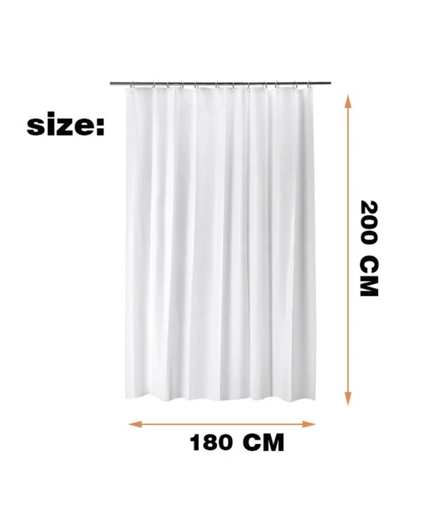 پرده حمام پیسو مدل BZ-63 سایز 180x200 سانتی متر