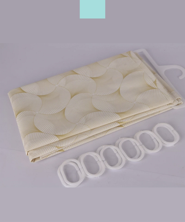 پرده حمام پیسو مدل BZ-63 سایز 180x200 سانتی متر