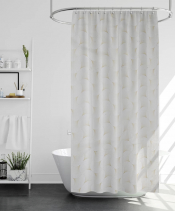 پرده حمام پیسو مدل BZ-63 سایز 180x200 سانتی متر