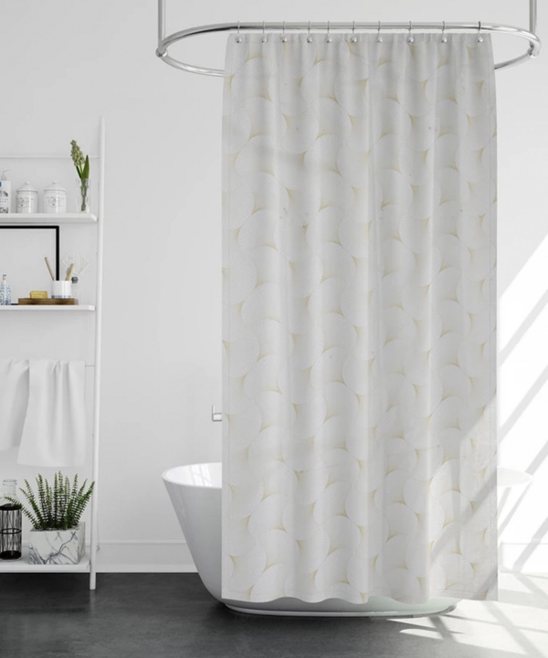 پرده حمام پیسو مدل BZ-63 سایز 180x200 سانتی متر