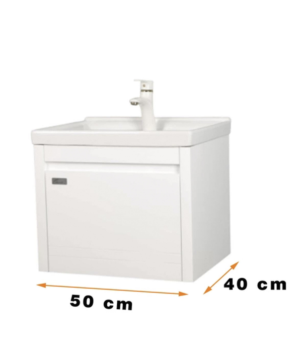 ست کابینت و روشویی دلفین Dolphin مدل 5040-W به همراه آینه