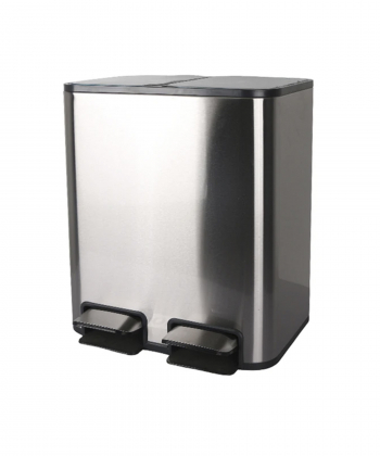 سطل زباله پدالی دلفین Dolphin مدل Pry-twin-4027