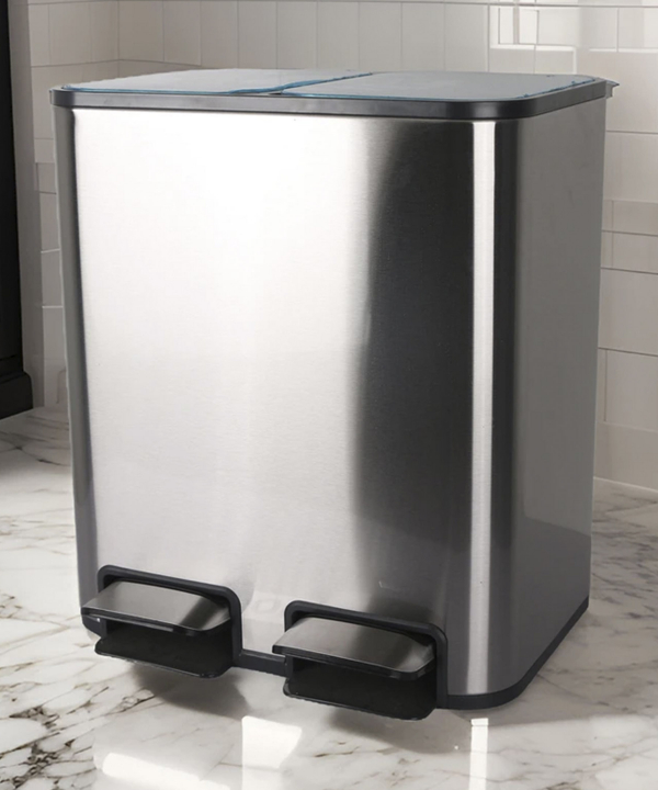 سطل زباله پدالی دلفین Dolphin مدل Pry-twin-4027