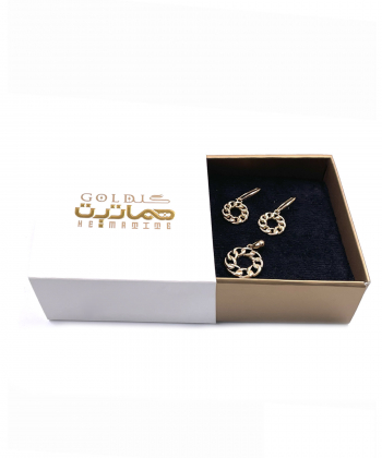 نیم ست کارتیر ربکا هماتیت گلد Hematite Gold کد 135874