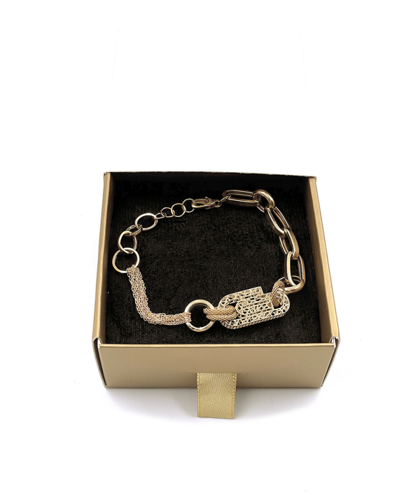 دستبند الماس نیکتا هماتیت گلد Hematite Gold کد 135889