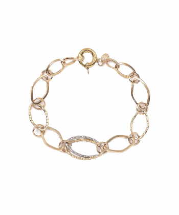 دستبند کلاسیک کلاسیک هماتیت گلد Hematite Gold کد 135894
