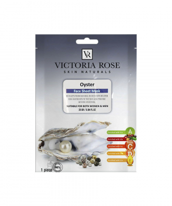 ماسک صورت ورقه ای ویکتوریا رز Victoria Rose حاوی عصاره صدف وزن 25 گرم