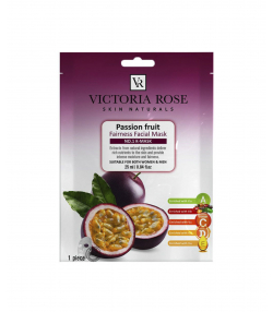 ماسک صورت ورقه ای ویکتوریا رز Victoria Rose حاوی عصاره پشن فروت وزن 25 گرم