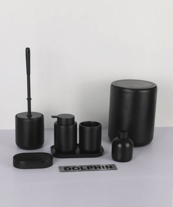 ست سرویس بهداشتی 7 پارچه دلفین Dolphin مدل FN-720-bl