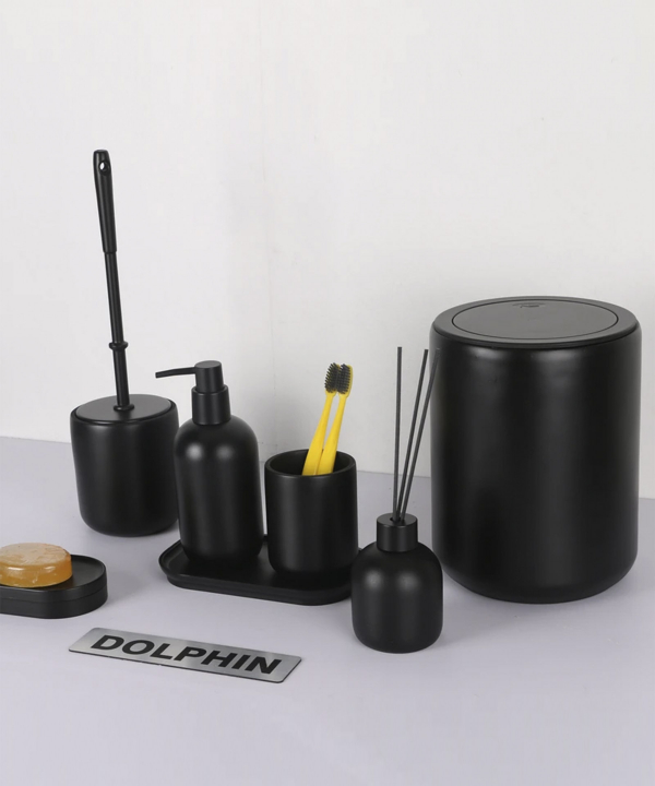 ست سرویس بهداشتی 7 پارچه دلفین Dolphin مدل FN-722-bl