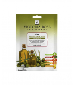 ماسک صورت ورقه ای ویکتوریا رز Victoria Rose حاوی عصاره زیتون وزن 25 گرم