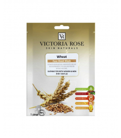 ماسک صورت ورقه ای ویکتوریا رز Victoria Rose حاوی عصاره گندم وزن 25 گرم