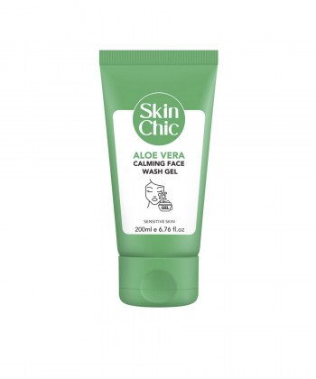 ژل شستشو صورت اسکین شیک Skin Chic حاوی آلوئه ورا حجم 200 میلی لیتر