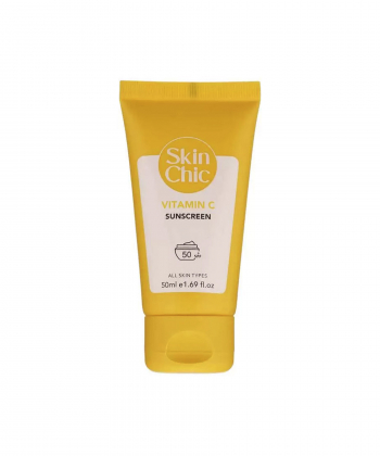 کرم ضدآفتاب اسکین شیک Skin Chic حاوی ویتامین C حجم 50 میلی لیتر