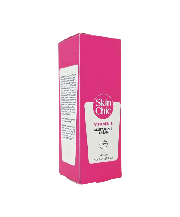 کرم مرطوب کننده اسکین شیک Skin Chic حاوی ویتامین E حجم 50 میلی لیتر