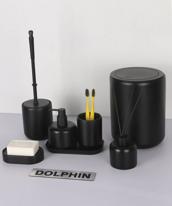 ست سرویس بهداشتی 7 پارچه دلفین Dolphin مدل FN-725-Bk