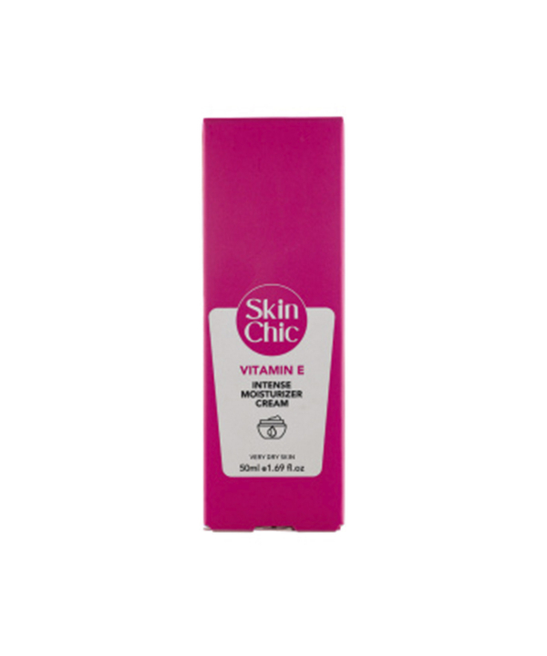 کرم مرطوب کننده اینتس اسکین شیک Skin Chic حاوی ویتامین E حجم 50 میلی لیتر