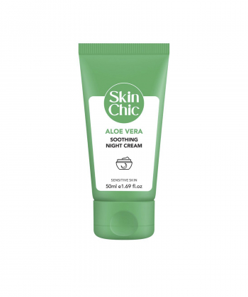 کرم شب پوست حساس اسکین شیک Skin Chic حاوی آلوئه ورا حجم 50 میلی لیتر