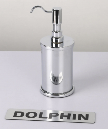 مخزن فوم دستشویی دلفین Dolphin مدل disp-01-ch-Brass