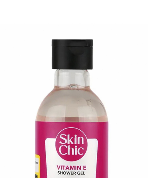 ژل شوینده بدن اسکین شیک Skin Chic حاوی ویتامین E حجم 200 میلی لیتر