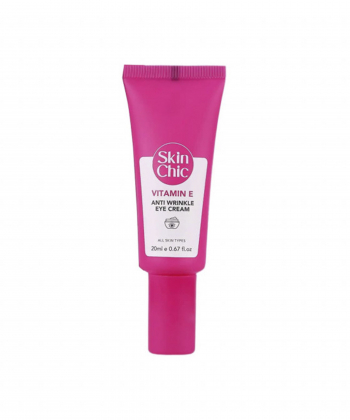 کرم ضد چروک دور چشم اسکین شیک Skin Chic حاوی ویتامین E حجم 20 میلی لیتر
