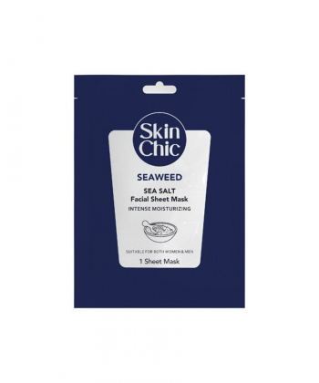 ماسک صورت ورقه ای جلبک دریایی اسکین شیک Skin Chic حاوی عصاره نمک دریای وزن 25 گرم