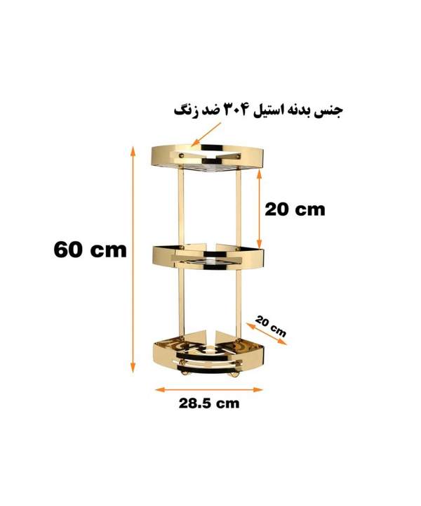 قفسه حمام دلفین Dolphin مدل KH-3-G