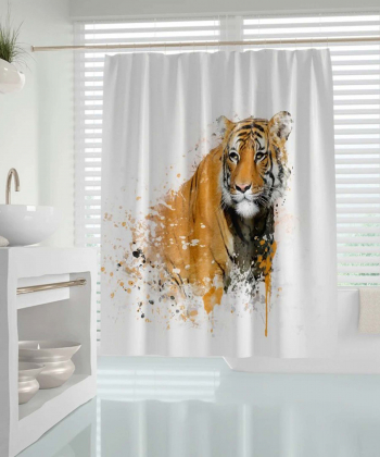 پرده حمام دلفین Dolphin مدل Tiger
