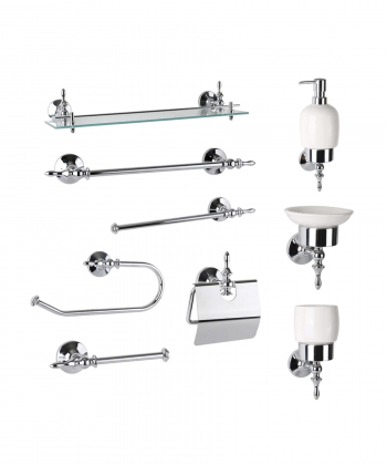 ست سرویس بهداشتی 9 پارچه دلفین Dolphin مدل EST-02-C