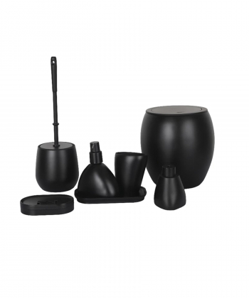 ست سرویس بهداشتی 7 پارچه دلفین Dolphin مدل FN-714-Black
