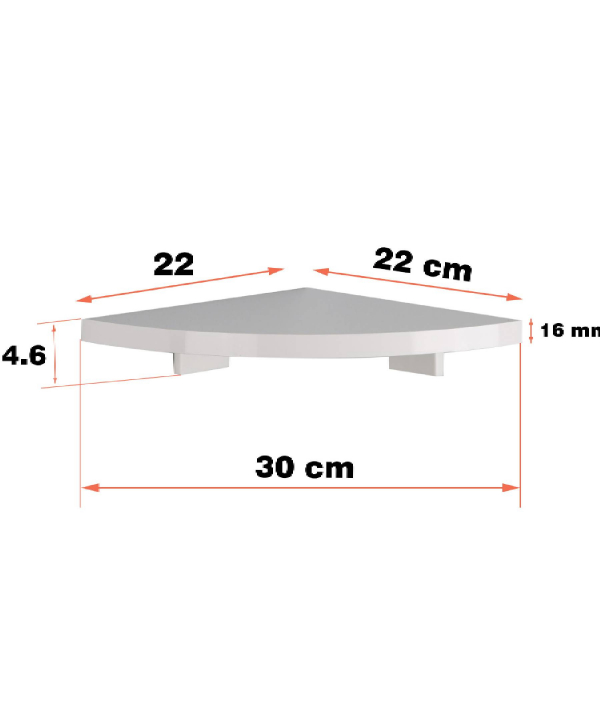 شلف دیواری دلفین Dolphin مدل Q-22