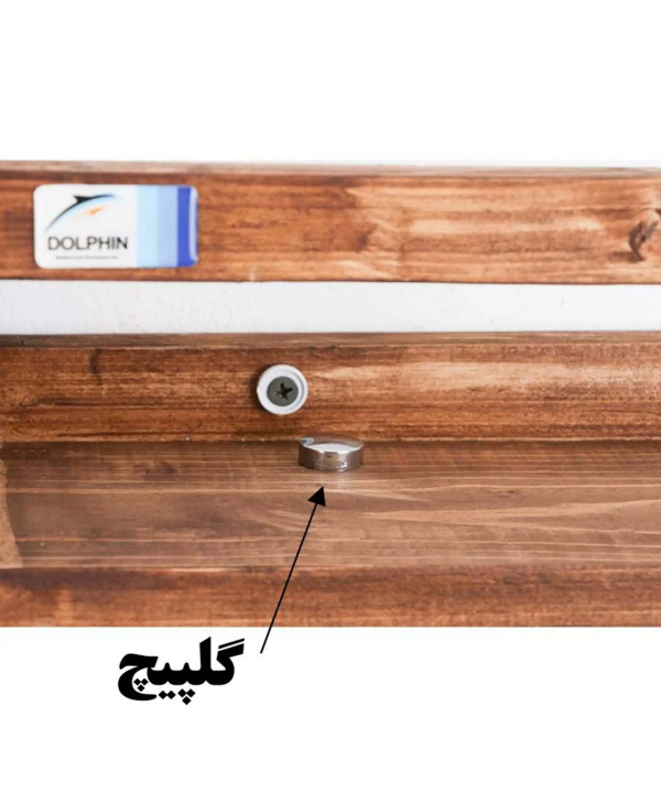 طبقه دیواری دلفین Dolphin مدل 10212-WD