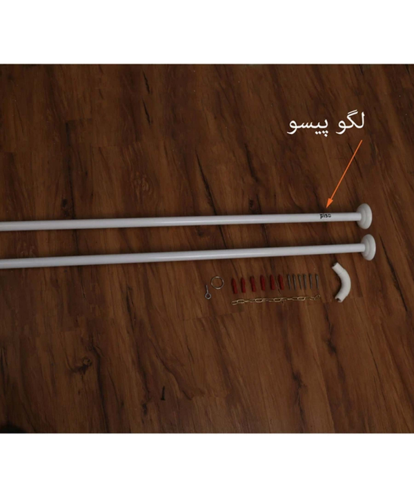 میله پرده حمام پیسو Piso مدل L100