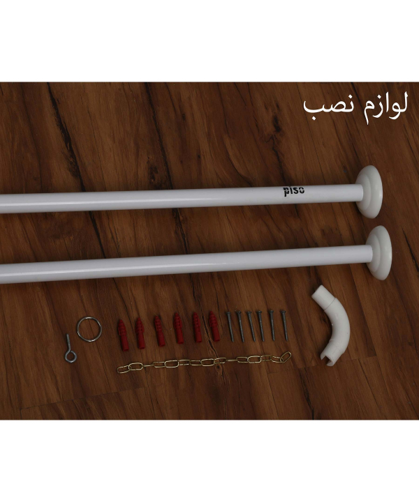 میله پرده حمام پیسو Piso مدل L100