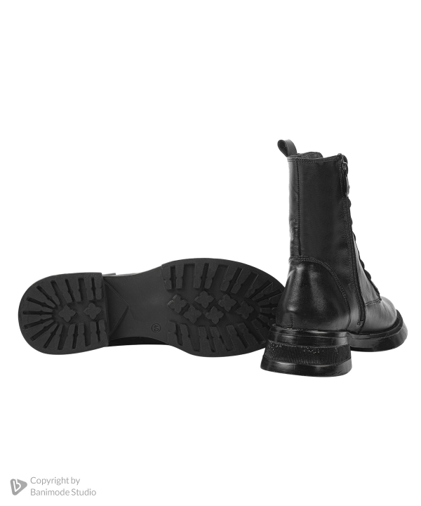 نیم بوت زنانه چرم طبیعی مستر چرم Mr Charm مدل mrc2111-96