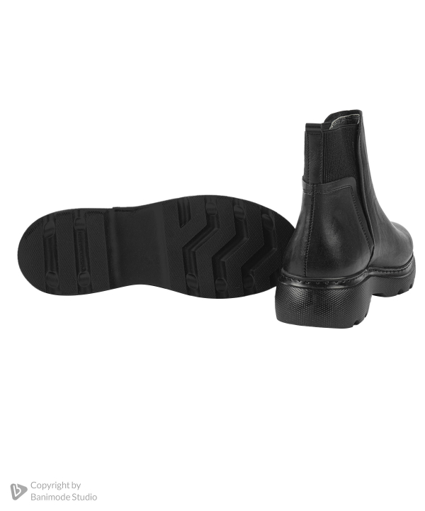 نیم بوت زنانه چرم طبیعی مستر چرم Mr Charm مدل mrc1121-27