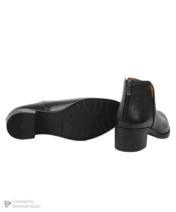 نیم بوت زنانه چرم طبیعی مستر چرم Mr Charm مدل mrc1121-30
