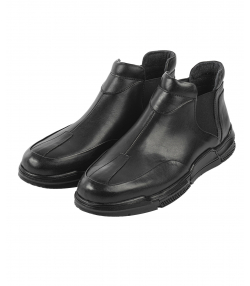 نیم بوت مردانه چرم طبیعی مستر چرم Mr Charm مدل mrc1121-29