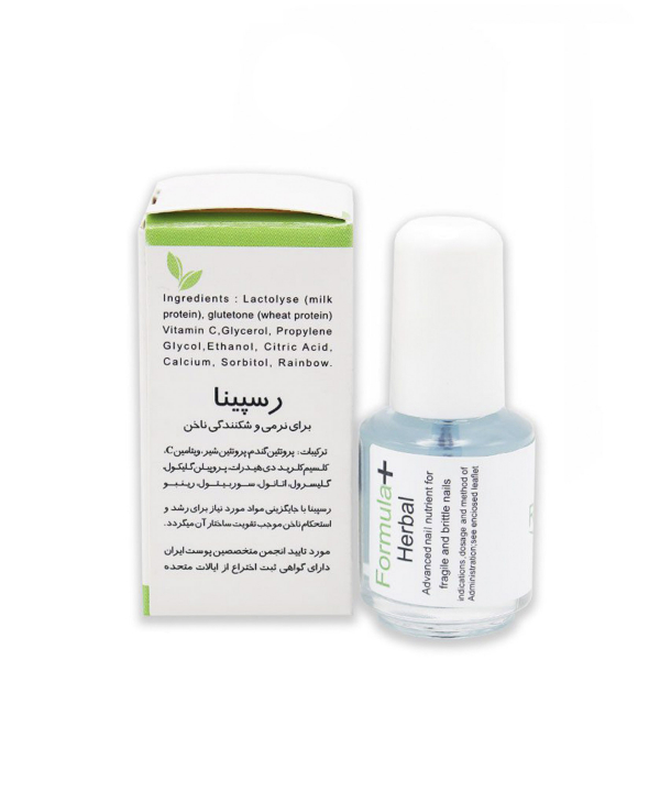محلول تقویت کننده ناخن رسپینا Rospina مدل نرمال حجم 9 میلی لیتر