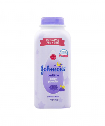 پودر بچه جانسون Johnsons مدل bedtime مخصوص شب وزن 100 گرم