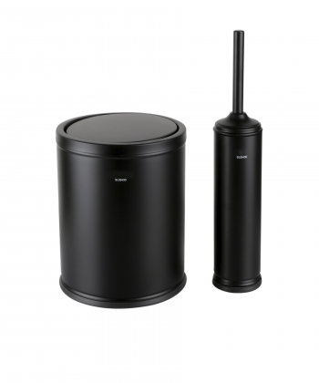 ست سطل زباله و فرچه دلفین Dolphin مدل Pr-44-BL