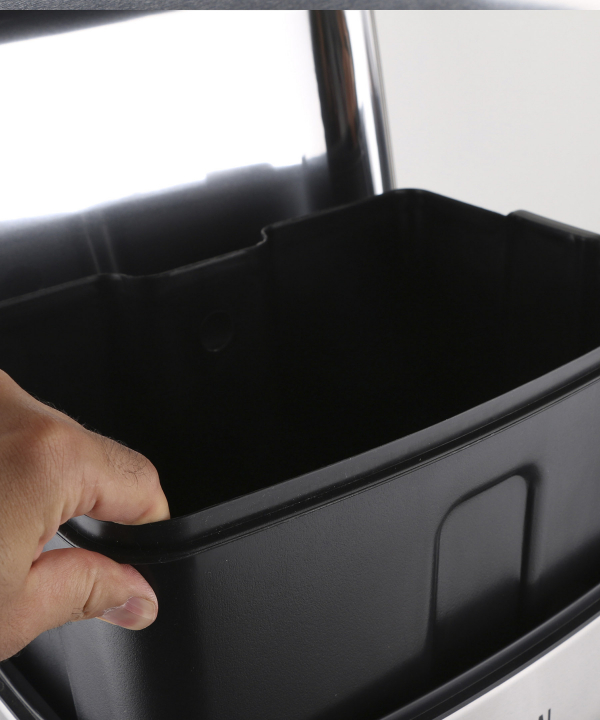 سطل زباله پدالی دلفین Dolphin مدل Pr-30ltr-ss