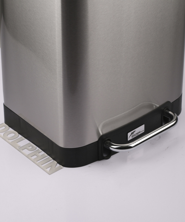 سطل زباله پدالی دلفین Dolphin مدل Pr-30ltr-ss