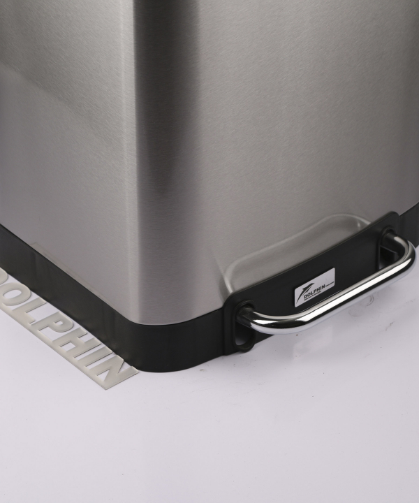 سطل زباله پدالی دلفین Dolphin مدل Pr-20ltr-ss