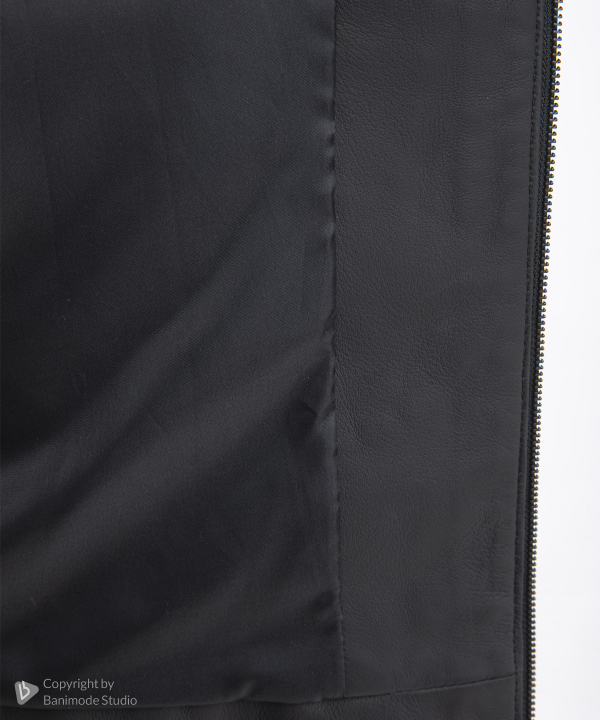 کاپشن مردانه چرم طبیعی چرم مشهد Mashad Leather مدل K0603