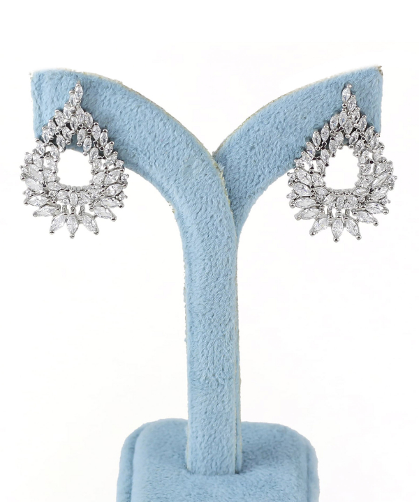 گوشواره طرح جواهر زنانه زودیکا Zoodika کد AAC-931
